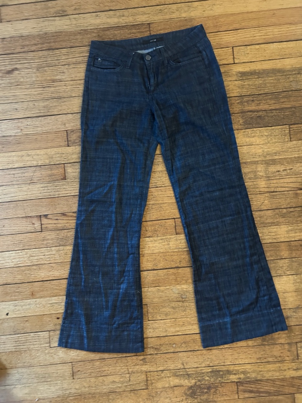 Joe's Jeans Dark Blue Flare Wide-Leg Jeans